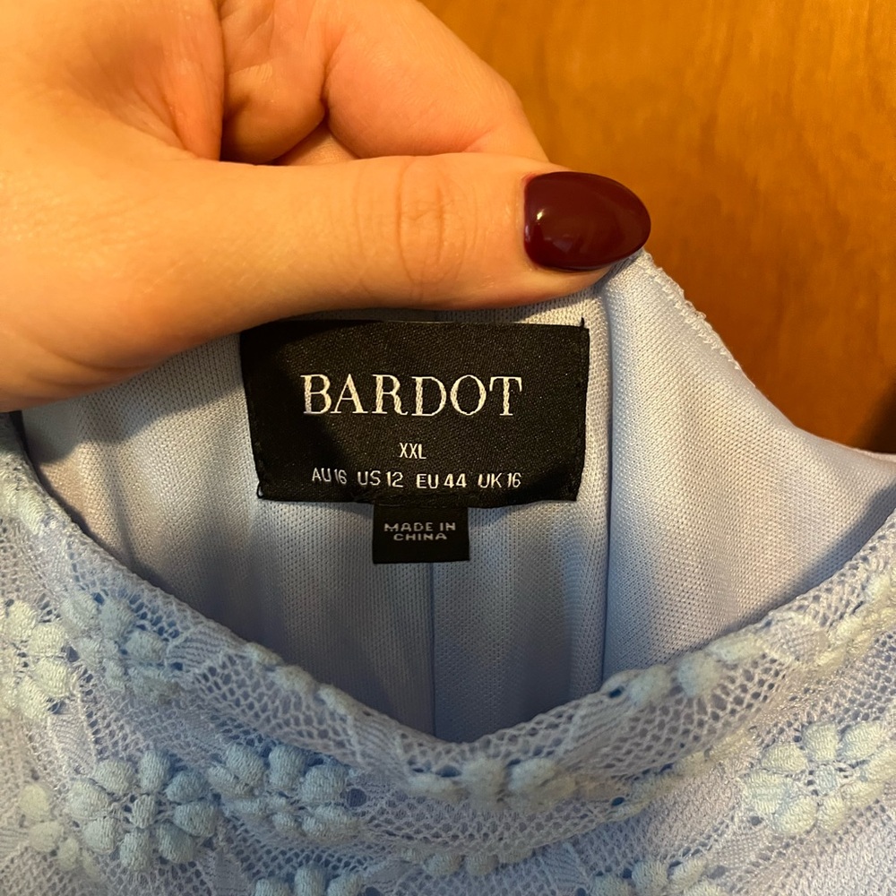 Bardot Adoni Midi Dress in Cornflower Blue Revolve - Picture 5 of 7